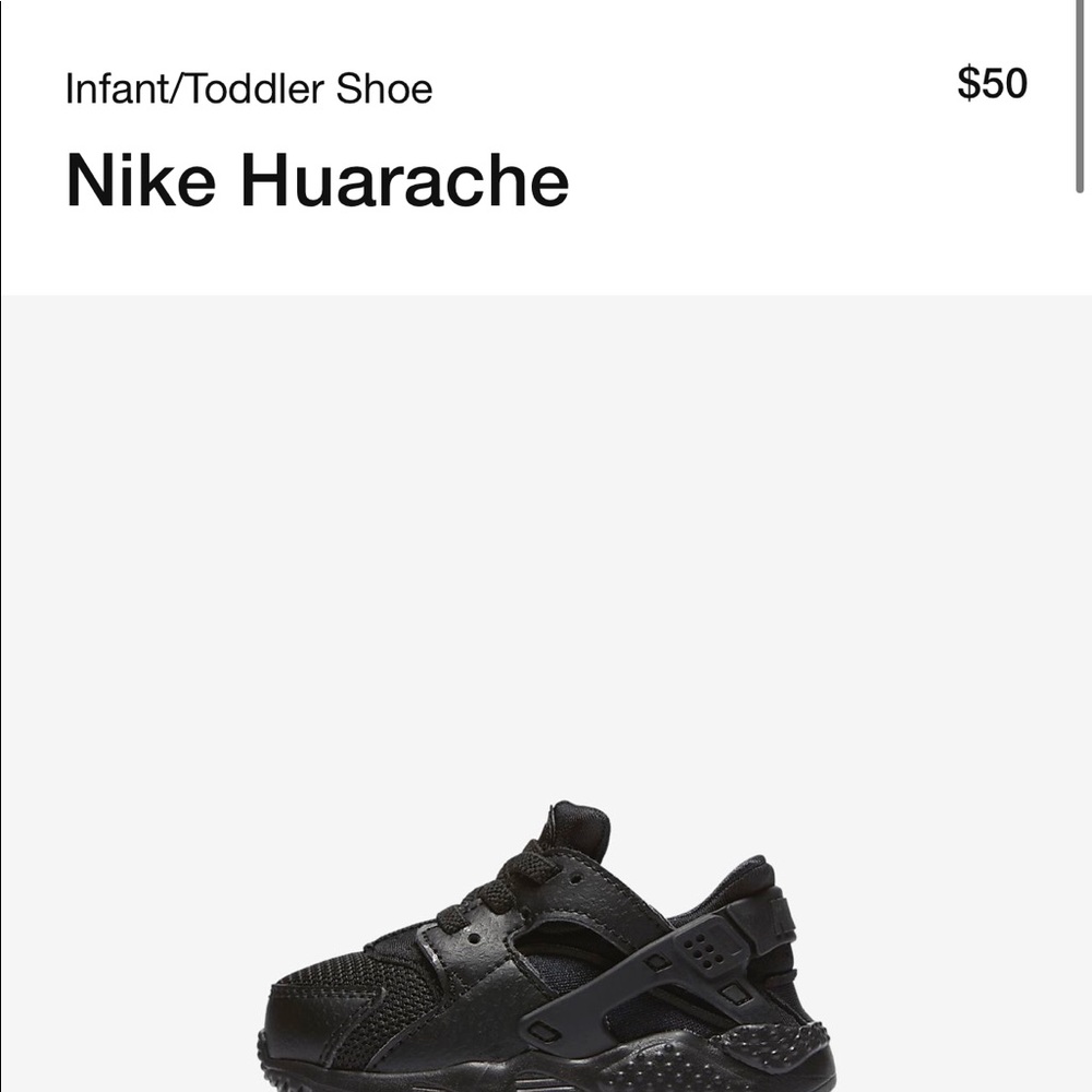 Size 5 Nike huaraches brand new never worn